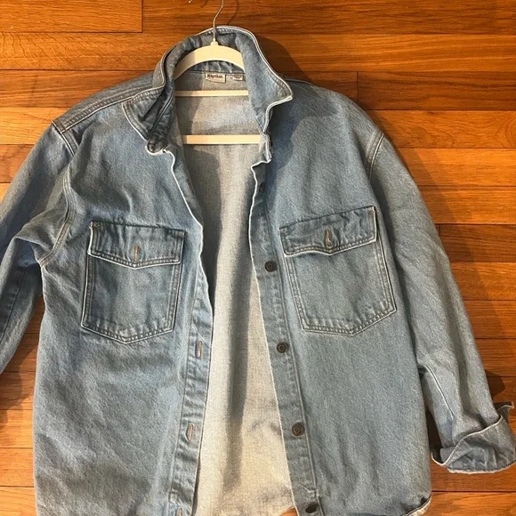 Rhythm Light Blue Denim Jacket - Picture 3 of 5